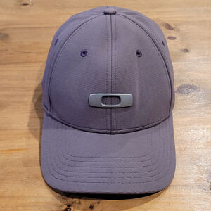 Vintage Oakley Hat Size L/XL Gray O Logo Y2K Flex Stretch Fitted Classic Low